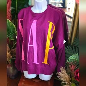 GAP Purple Crew Sweater